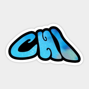 Chi Hippie Sticker